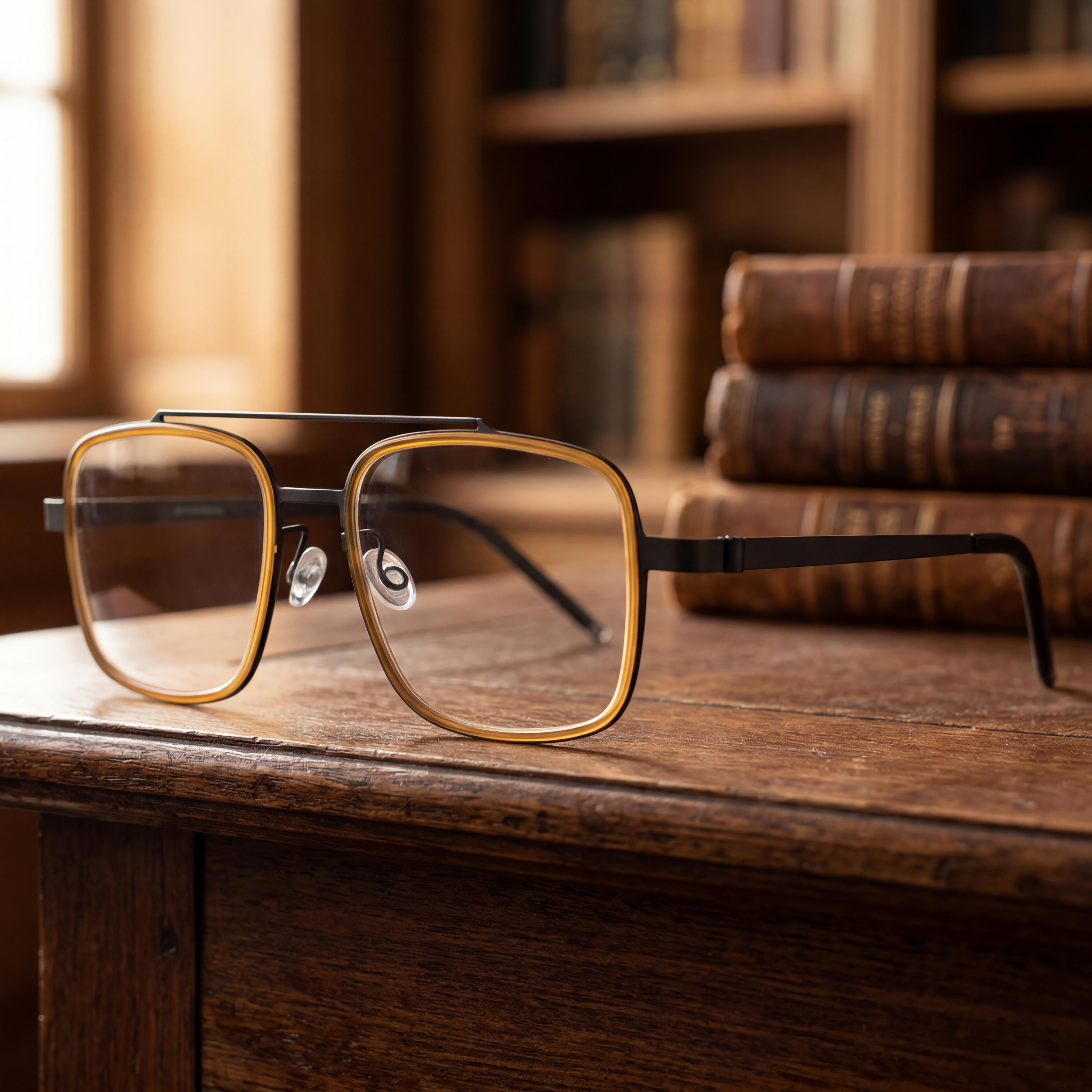 Ben – The Architect’s Aviator in Titanium and Acetate