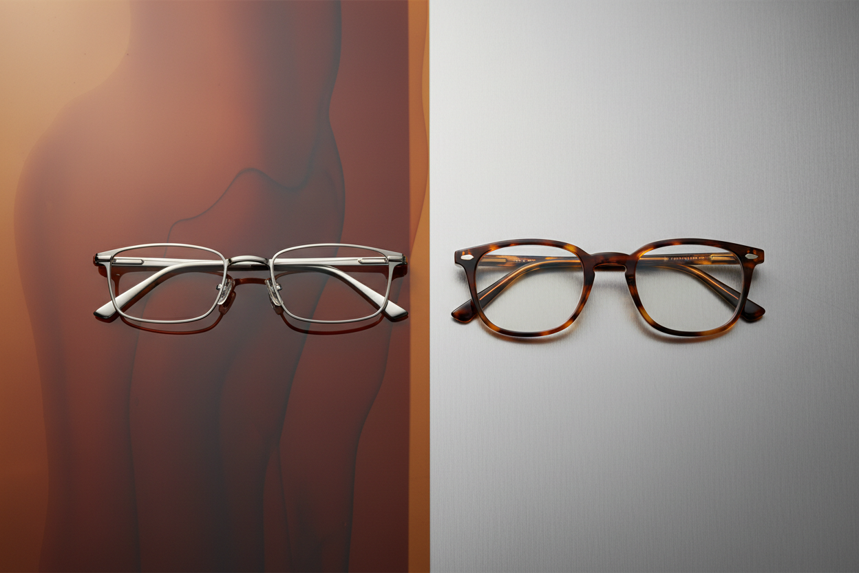 Titanium vs Acetate Glasses Frames: Which Is Better for You?