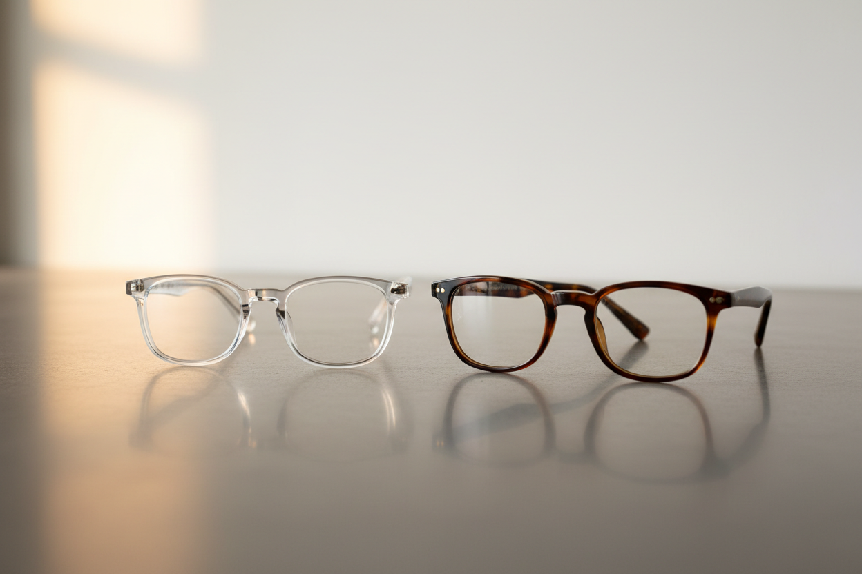 Clear Frames vs Tortoise Shell: Which Suits Your Style?