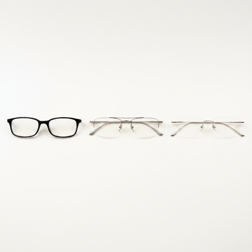 Full-Rim vs Semi-Rimless vs Rimless Glasses: What's the Difference?