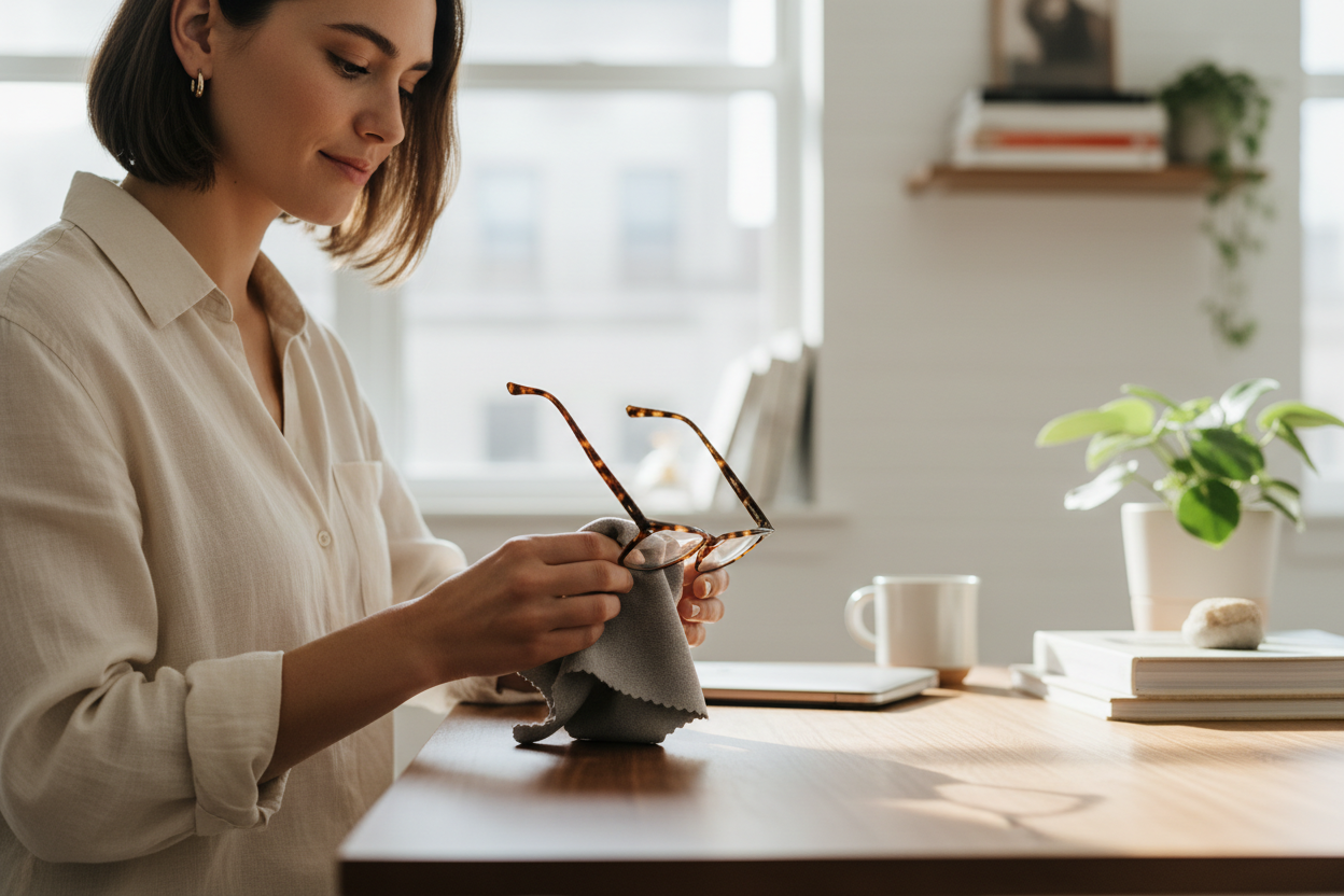 How to Clean and Care for Your Glasses Properly