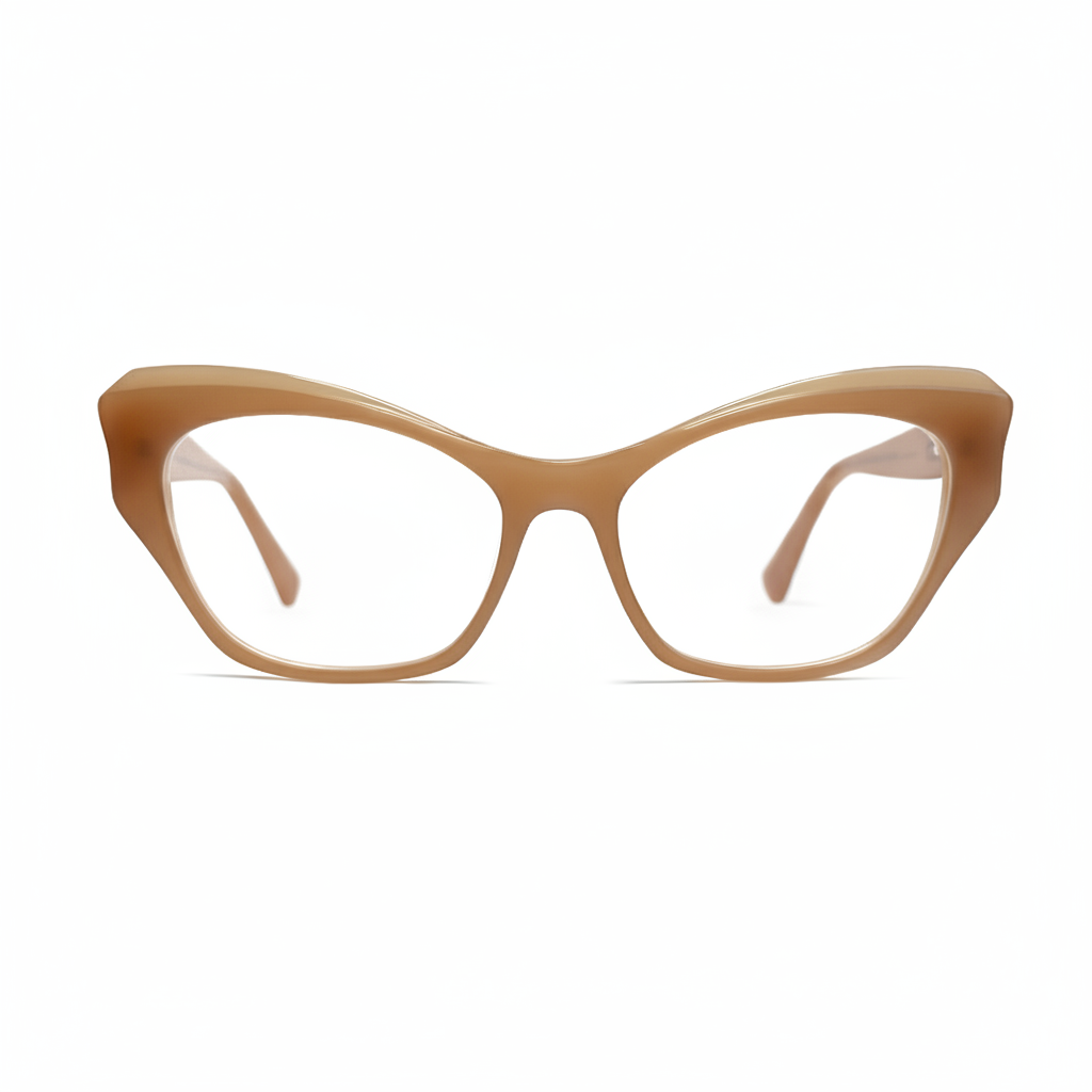 Hans Sharp Cat-Eye Hand-Polished Acetate Photochromic Glasses by WEISS OPTIX