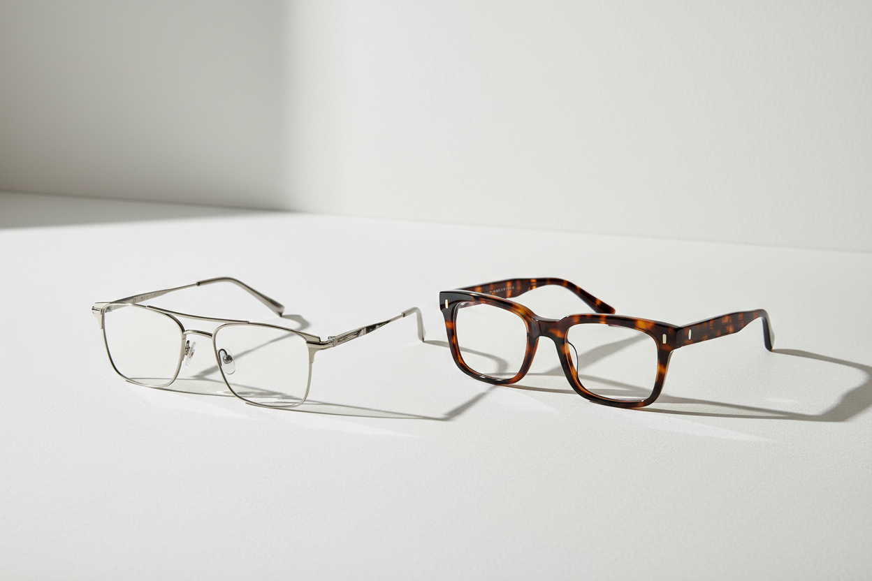 Metal Glasses vs Plastic Frames: Which Lasts Longer?