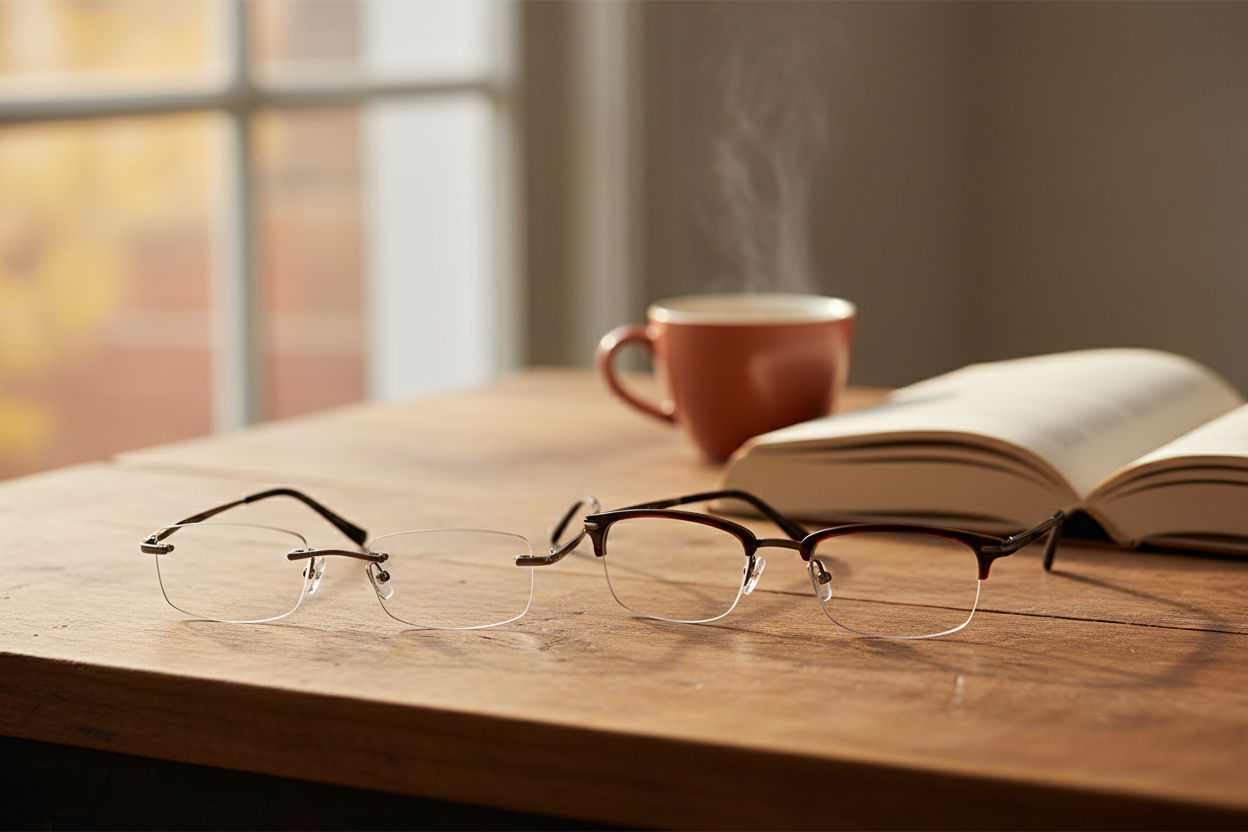 Rimless vs Semi-Rimless Glasses: Pros and Cons