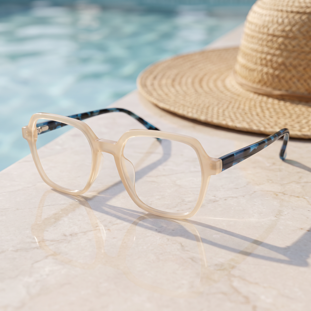 Lightweight acetate construction provides lasting all-day comfort. Powered by premium...