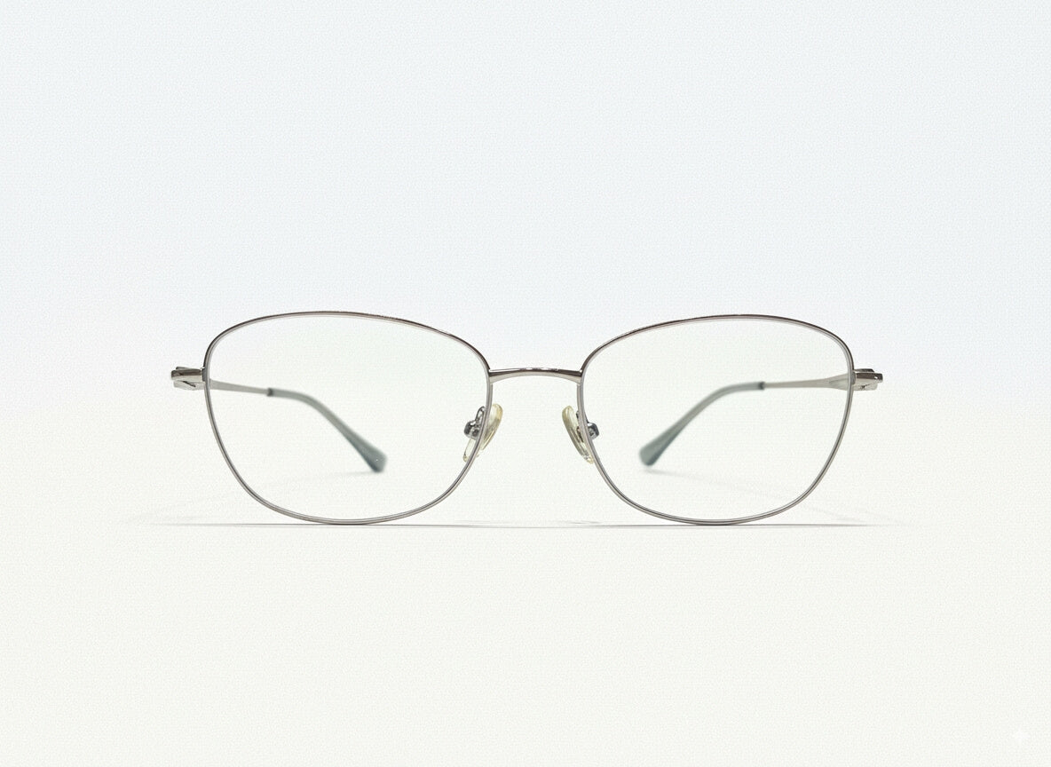 Pair of eyeglasses on a white background