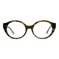 Tortoiseshell cat-eye glasses on a white background