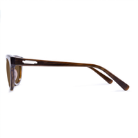 Gold-framed eyeglasses on a white background