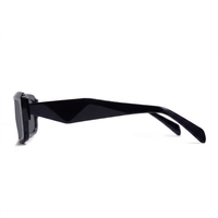 Black motorcycle mirror on a white background