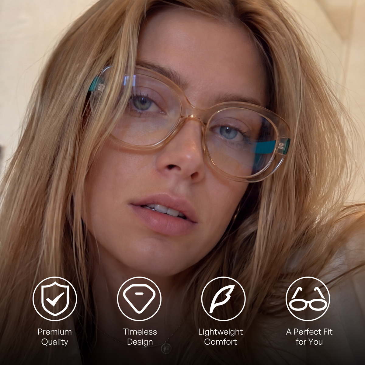 Teal Acetate Cat-Eye Frame, Effortlessly Elevate Your Everyday Presence