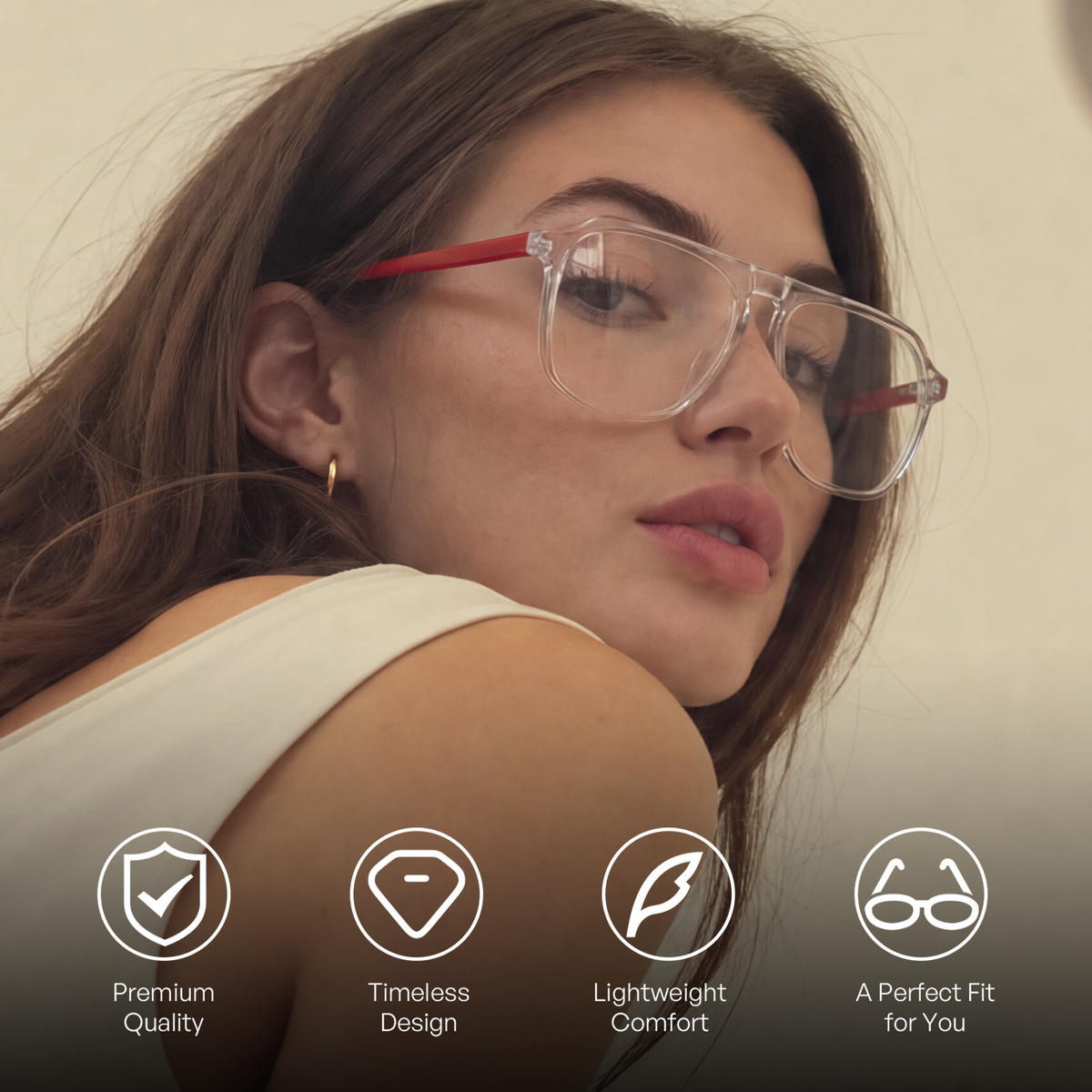 Bark Grayish Black Acetate Rectangular Frame, Effortlessly Elevate Your Everyday...