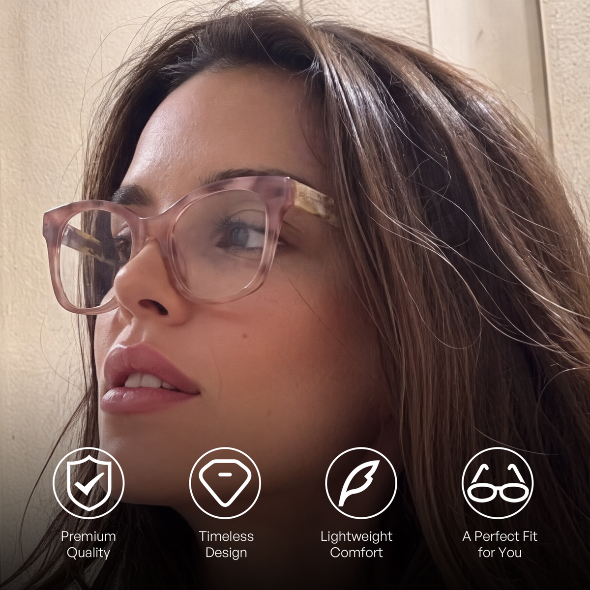 Terracotta Acetate Cat-Eye Frame, Effortlessly Elevate Your Everyday Presence