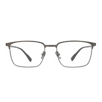 Pair of eyeglasses on a white background