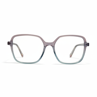 Eyeglasses with a gradient design on a white background