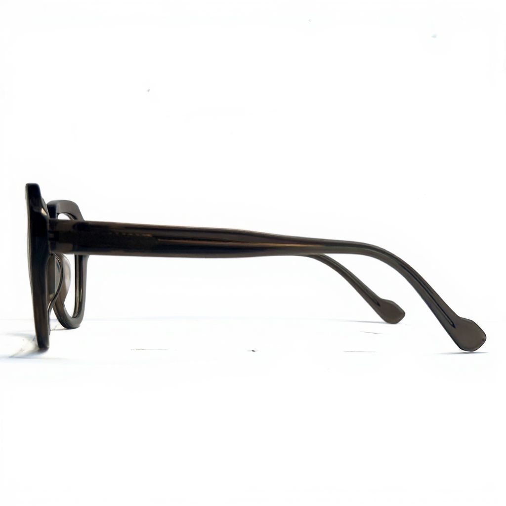 Black sunglasses on a white background