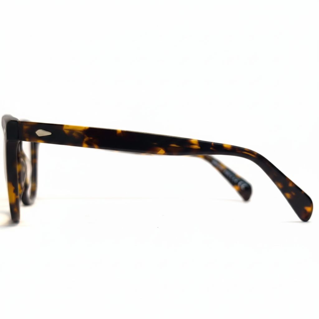 Tortoiseshell sunglasses on a white background