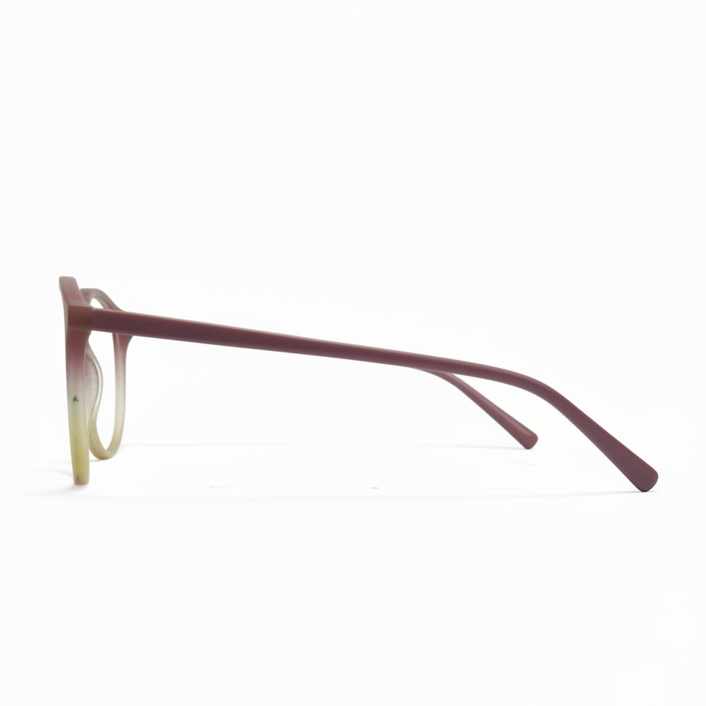 Eyeglasses with a gradient frame on a white background