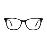 Tortoiseshell cat-eye glasses on a white background