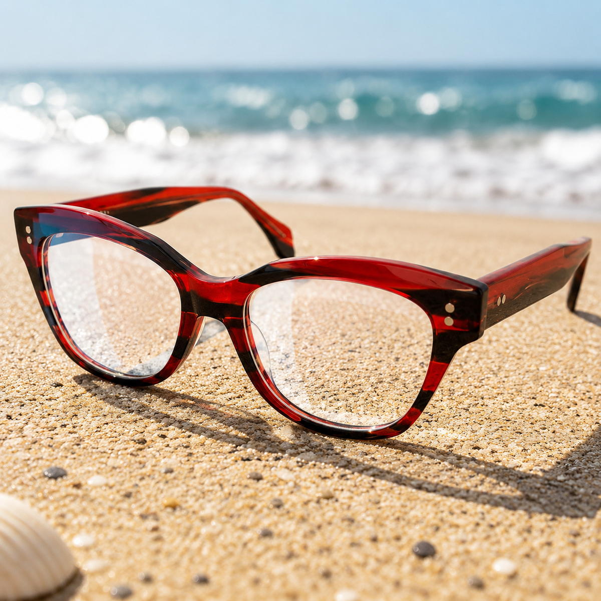Lightweight acetate construction provides lasting all-day comfort. Powered by premium...