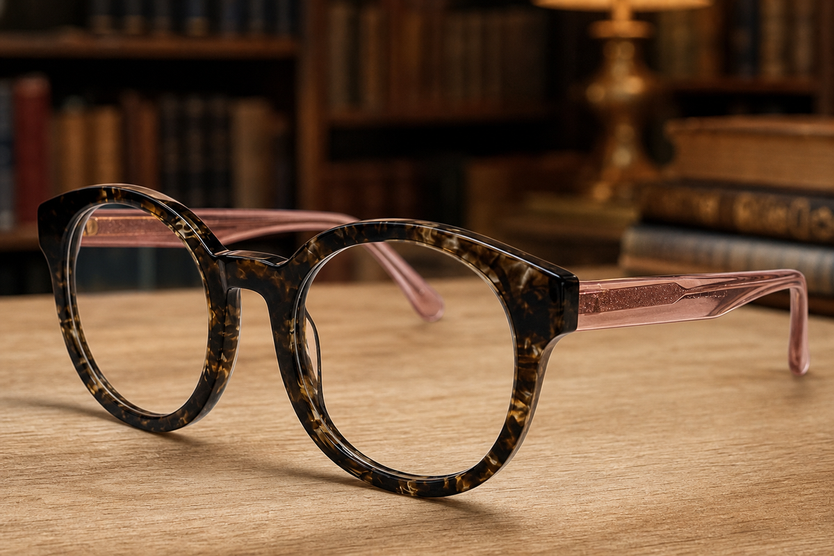 Lightweight acetate construction provides lasting all-day comfort. Powered by premium...