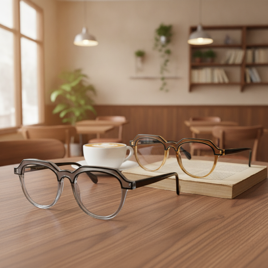 Lightweight acetate construction provides lasting all-day comfort. Powered by premium...