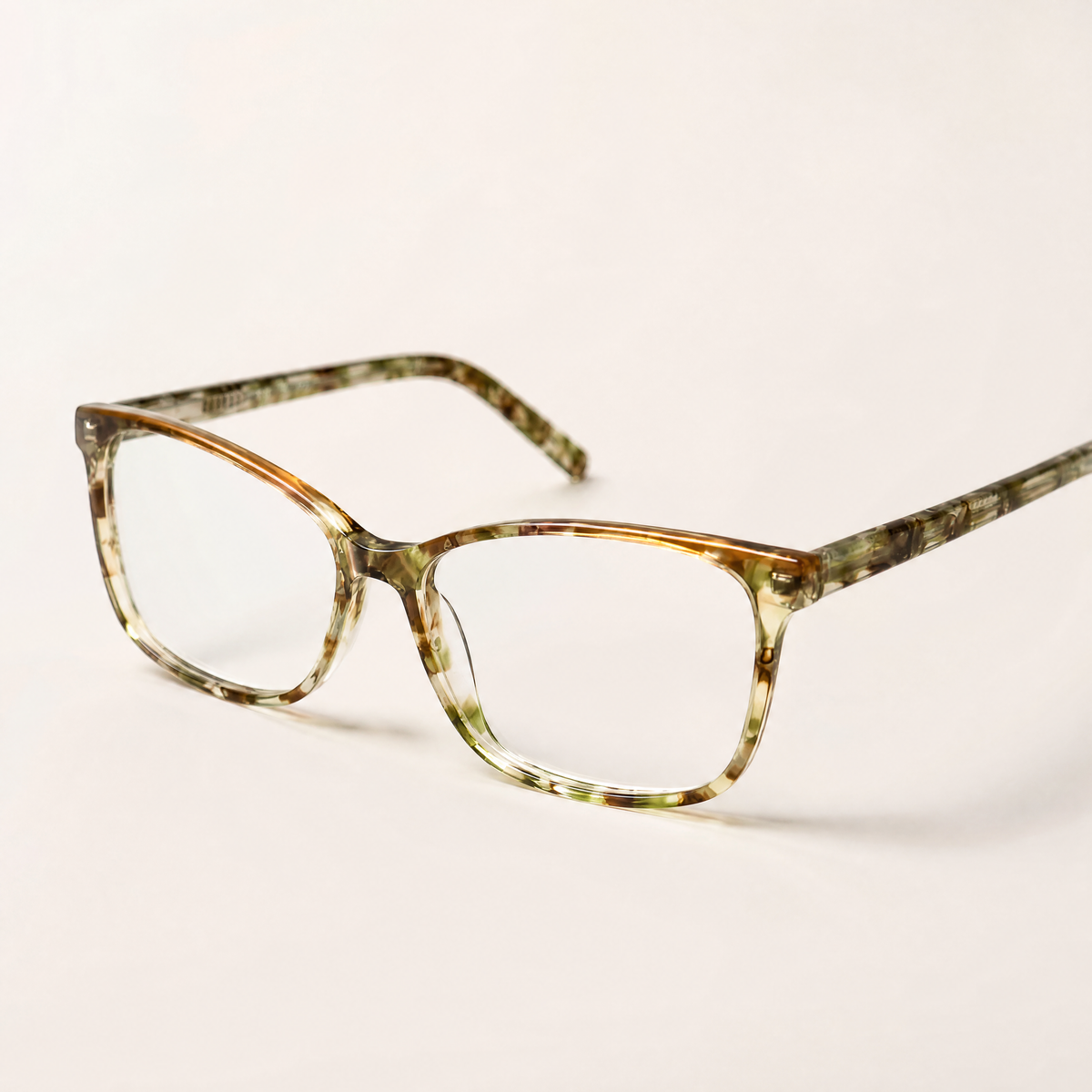 Featuring a classic cat-eye silhouette in tortoiseshell acetate, finished with...