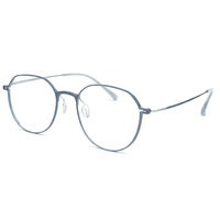 Pair of eyeglasses on a white background