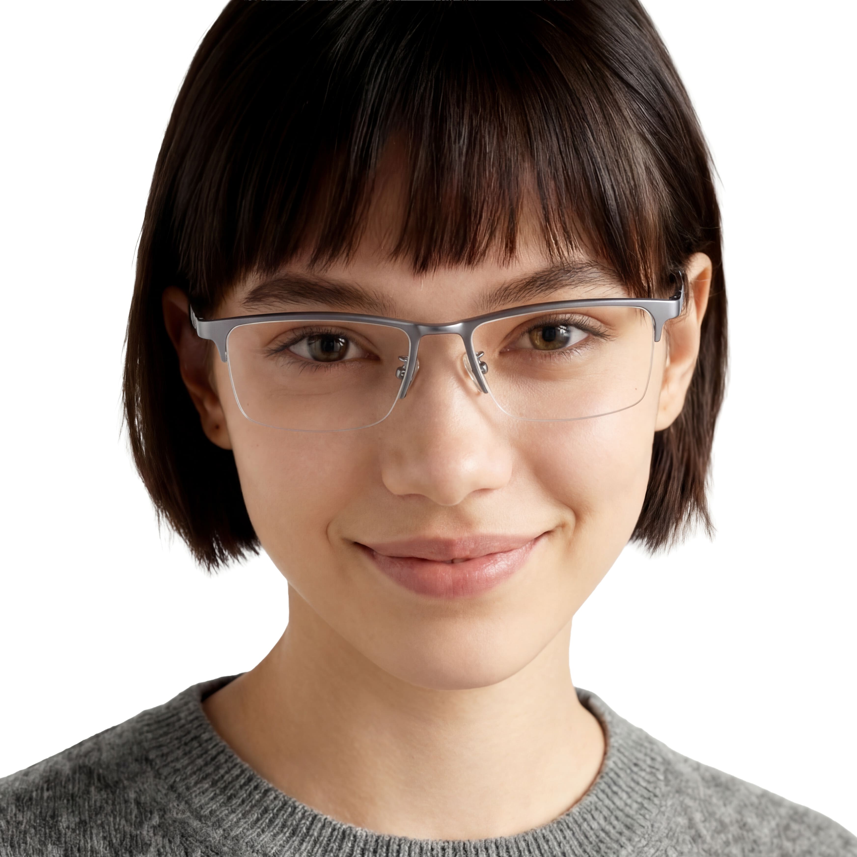 Person wearing glasses with a plain background