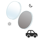 Reduces glare and enhances contrast for clearer, safer vision on the road.